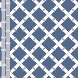 GASTON Y DANIELA GDW5455.004.0 TRELLIS AZUL/BLANCO Wallpaper - Eade's Wallpaper