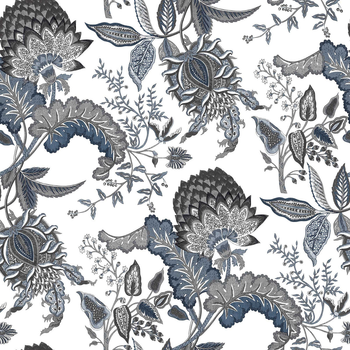 GASTON Y DANIELA GDW5659.002.0 PARAISO AZUL/GRIS Wallpaper - Eade's Wallpaper