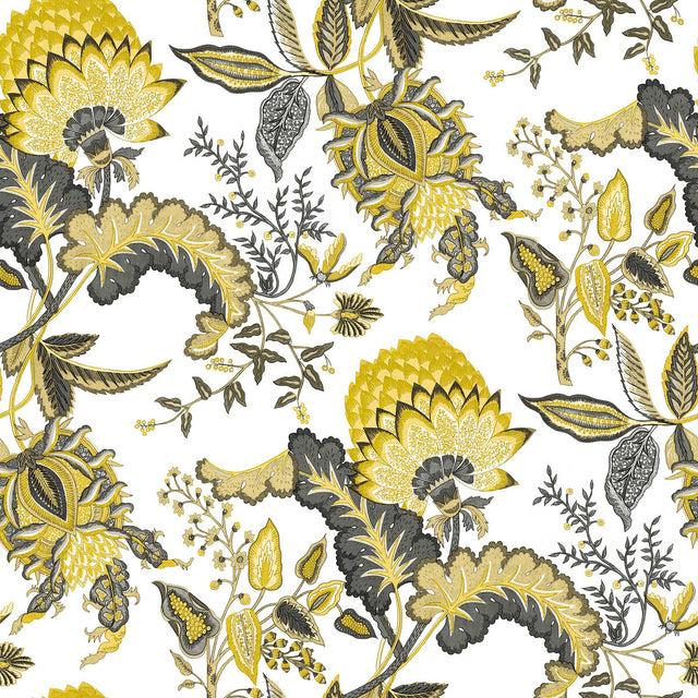 GASTON Y DANIELA GDW5659.003.0 PARAISO GRIS/ORO Wallpaper - Eade's Wallpaper