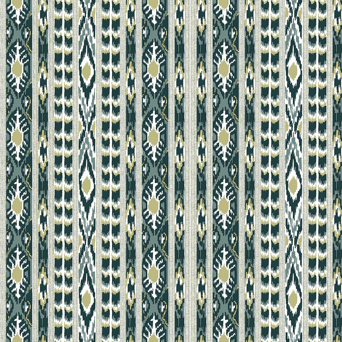 GASTON Y DANIELA GDW5660.002.0 APACHE AGUA/LIMA Wallpaper - Eade's Wallpaper