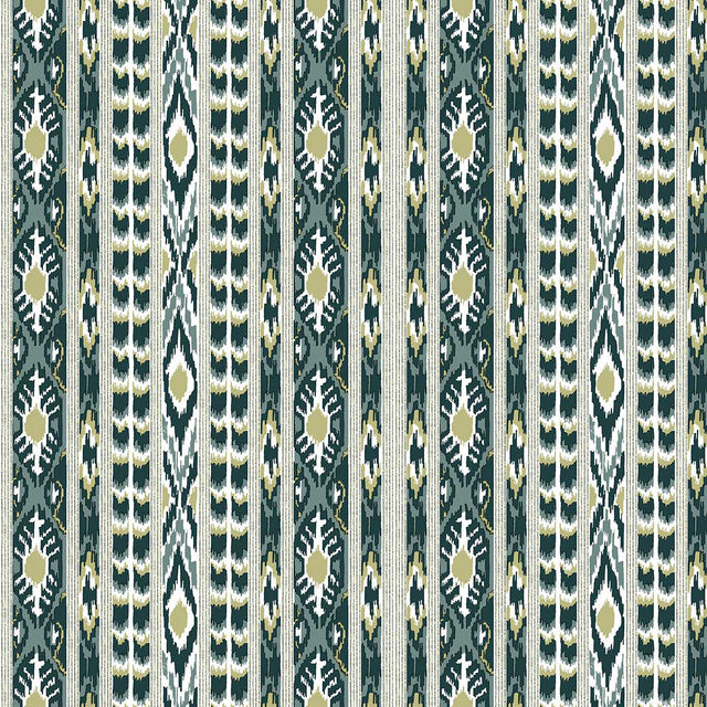 GASTON Y DANIELA GDW5660.002.0 APACHE AGUA/LIMA Wallpaper - Eade's Wallpaper