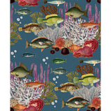 GASTON Y DANIELA GDW5663.001.0 CORALES AZULOSCURO Wallpaper - Eade's Wallpaper