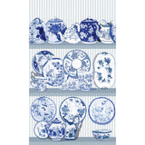 GASTON Y DANIELA GDW5769.002.0 TEA TIME AZUL Wallpaper - Eade's Wallpaper