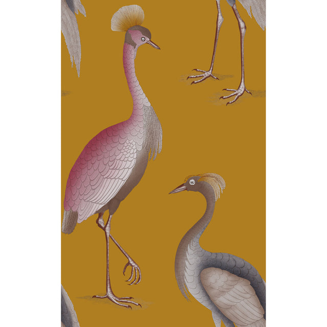 GASTON Y DANIELA GDW5773.004.0 GARZAS OCRE Wallpaper - Eade's Wallpaper