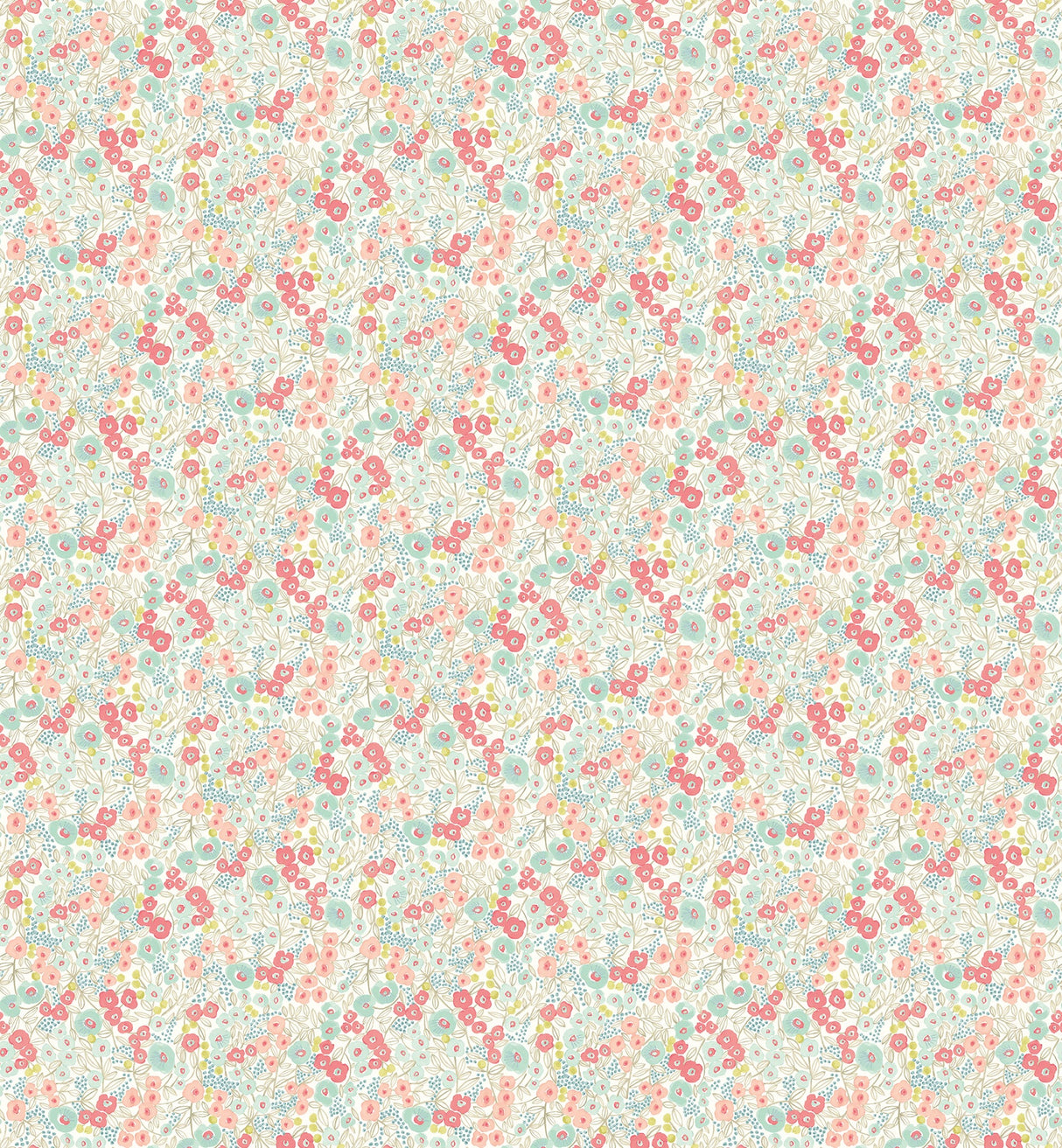 ohpopsi GHS50118W Flora Coral Garden Wallpaper