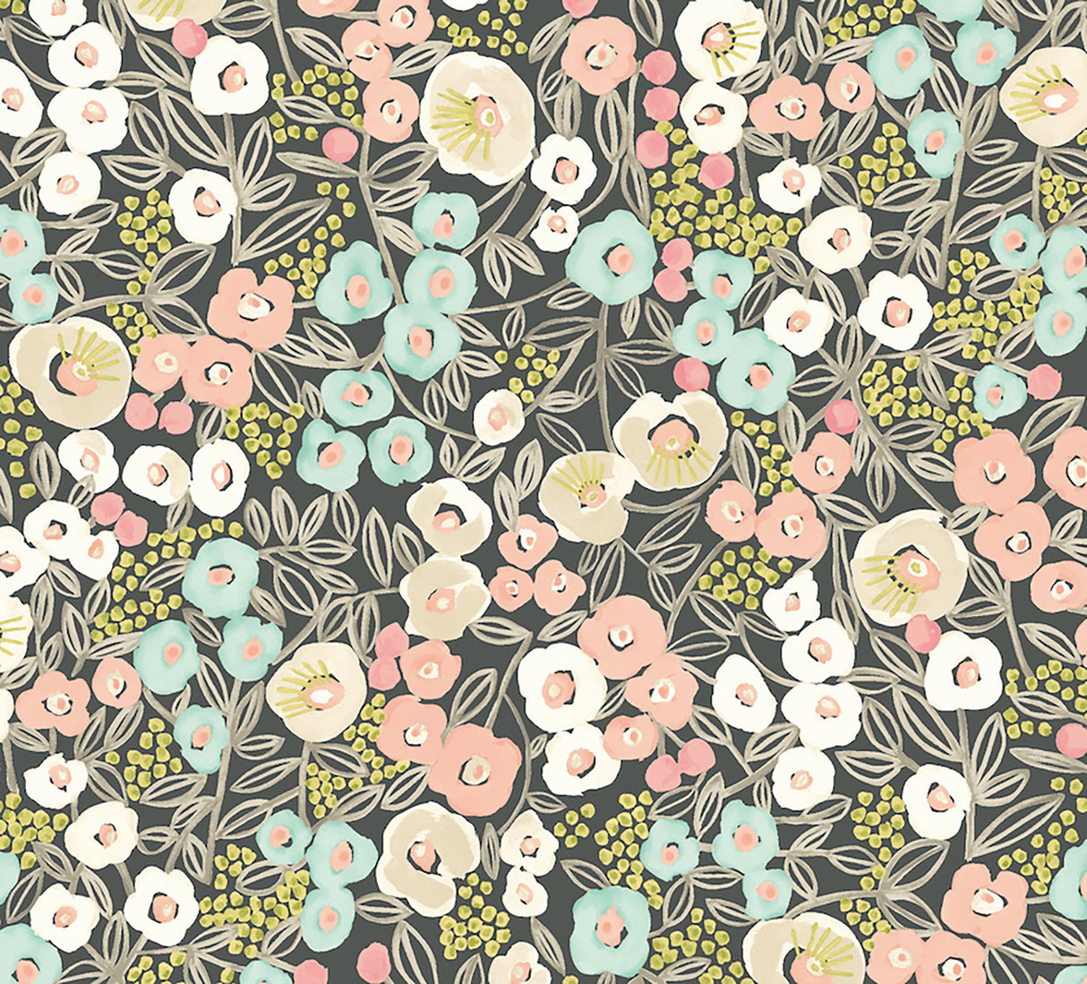 ohpopsi GHS50121W Flora Peach Garden Wallpaper