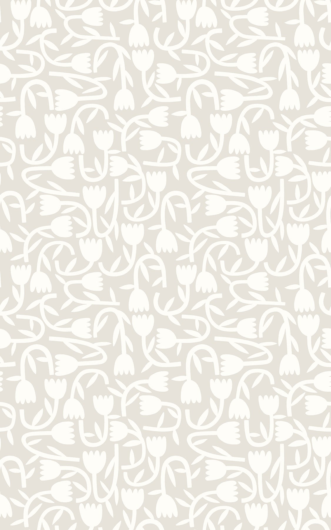 ohpopsi GHS50131W Aino Taupe Tiny Tulip Wallpaper