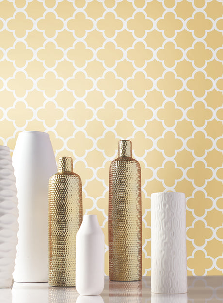 York GM7513 Framework Yellow Wallpaper