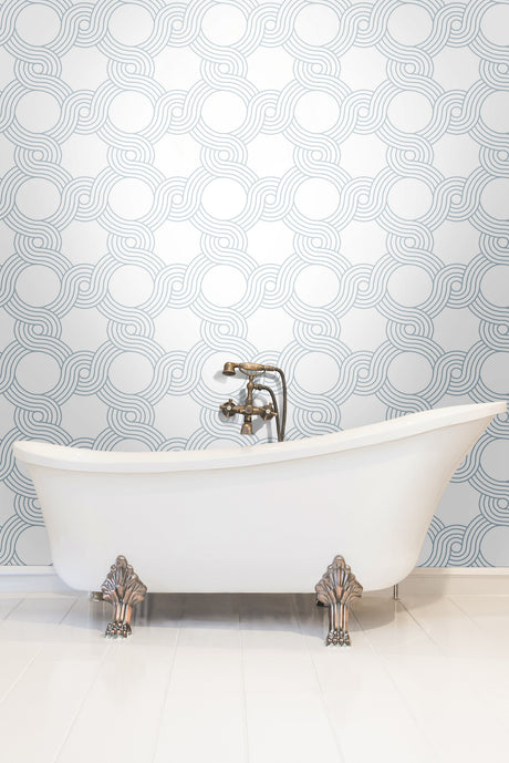 York GM7597 The Twist Grey Wallpaper