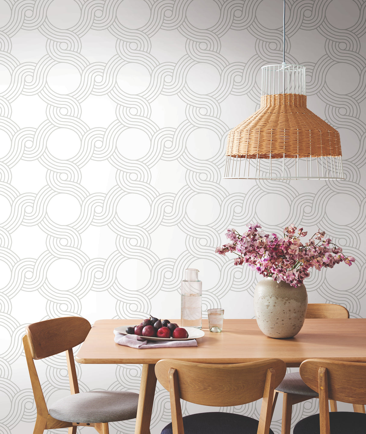 York GM7597 The Twist Grey Wallpaper