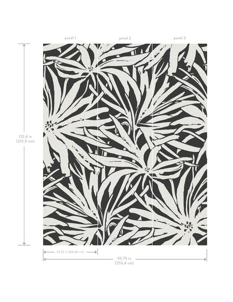 Eade’s Floral Canopy Black