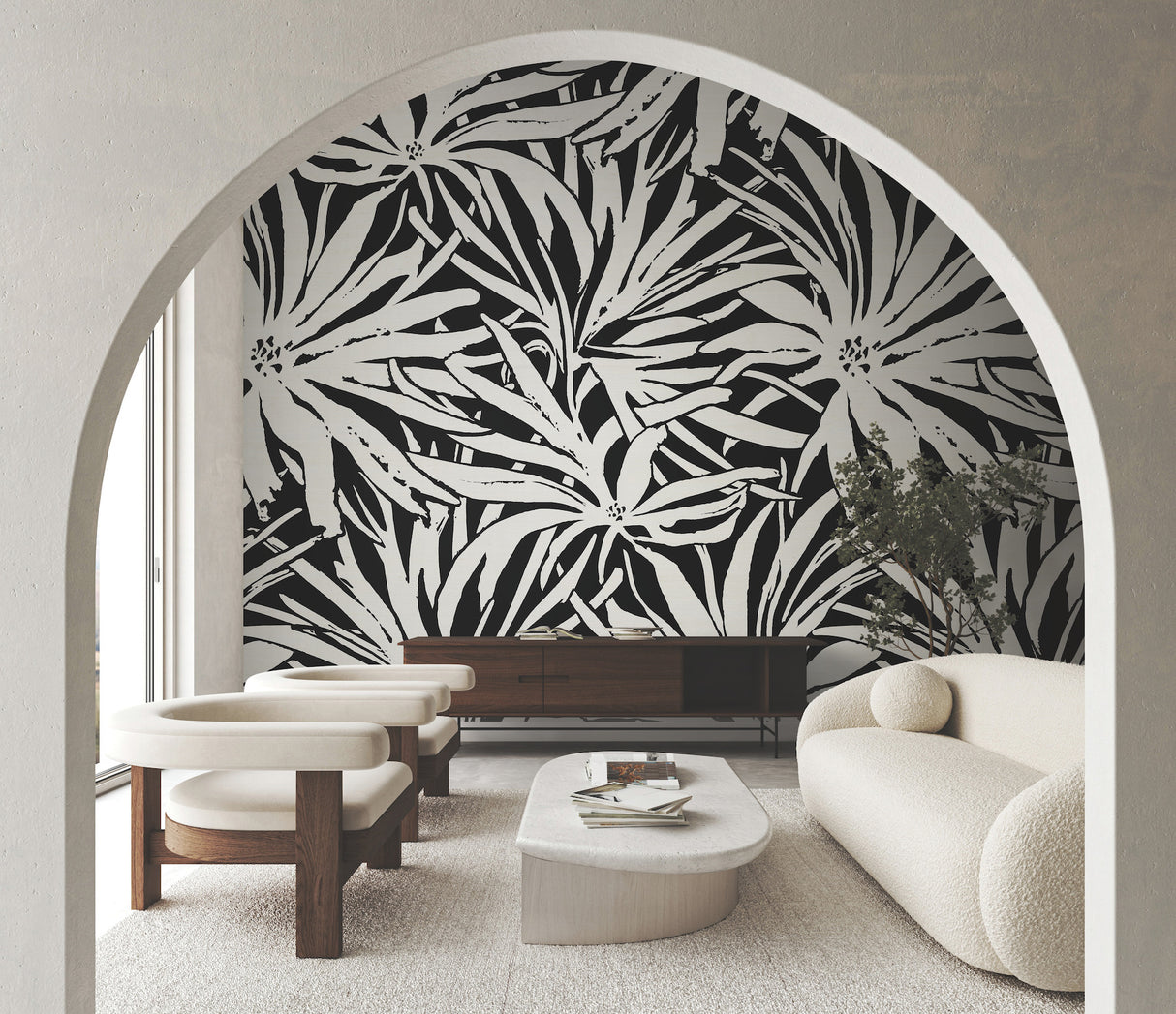 Eade’s Floral Canopy Black
