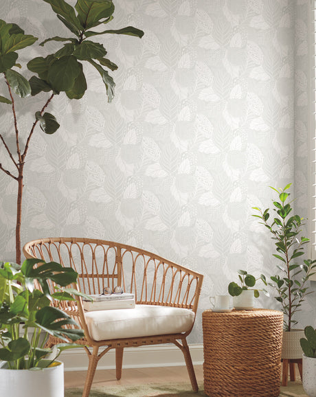 York GO8224 Vinca Pearl Wallpaper