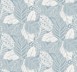 York GO8225 Vinca Blue Wallpaper