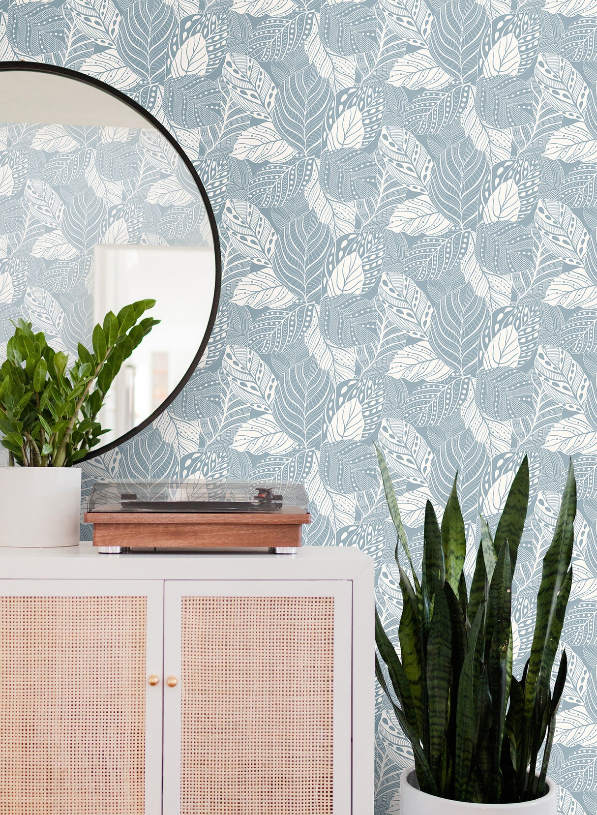 York GO8225 Vinca Blue Wallpaper