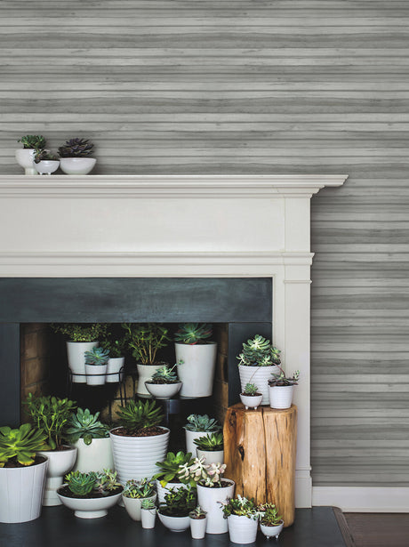 York GO8264 Pandora Leaf Grey Wallpaper