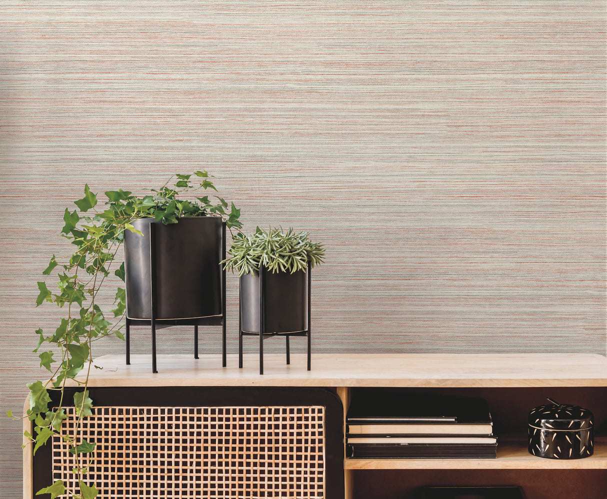 York GO8301 Fountain Grass Clay Wallpaper