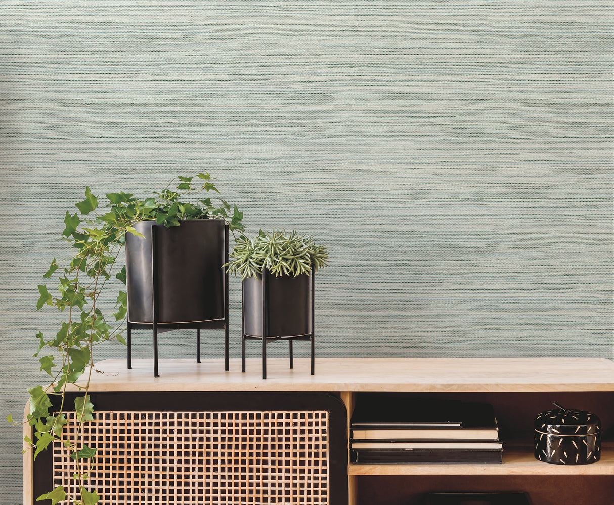 York GO8303 Fountain Grass Jade Wallpaper