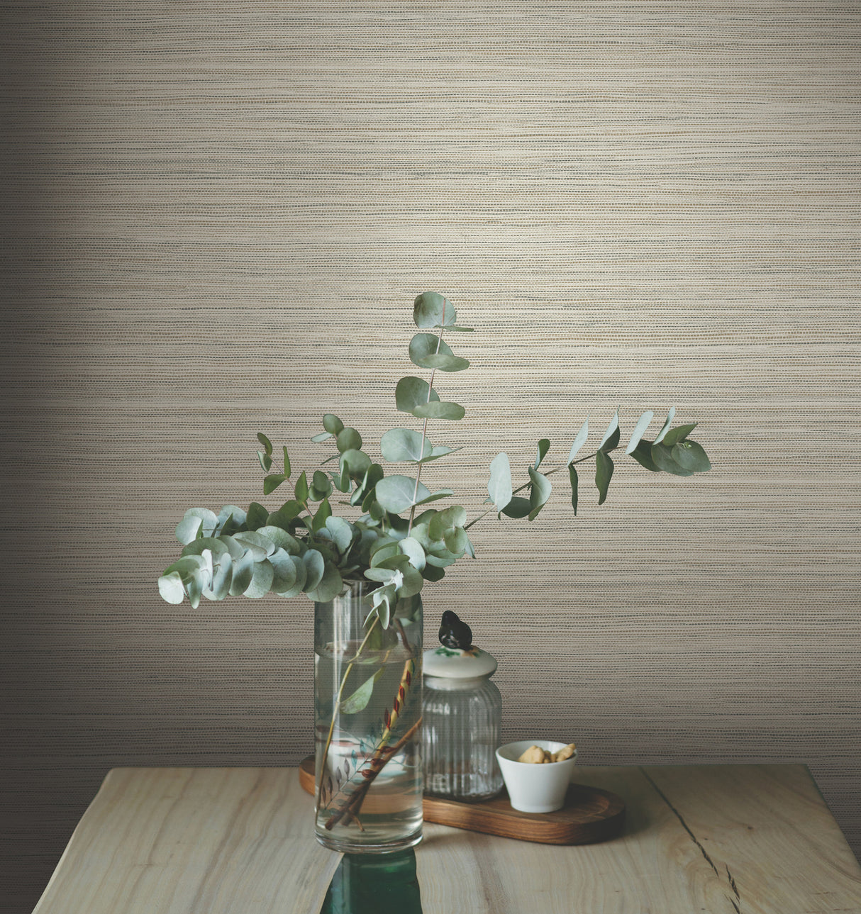 York GO8305 Fountain Grass Camel Wallpaper