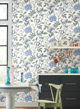 York GR5903 Morning Garden White Wallpaper