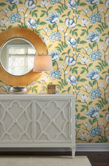 York GR5904 Morning Garden Yellow Wallpaper