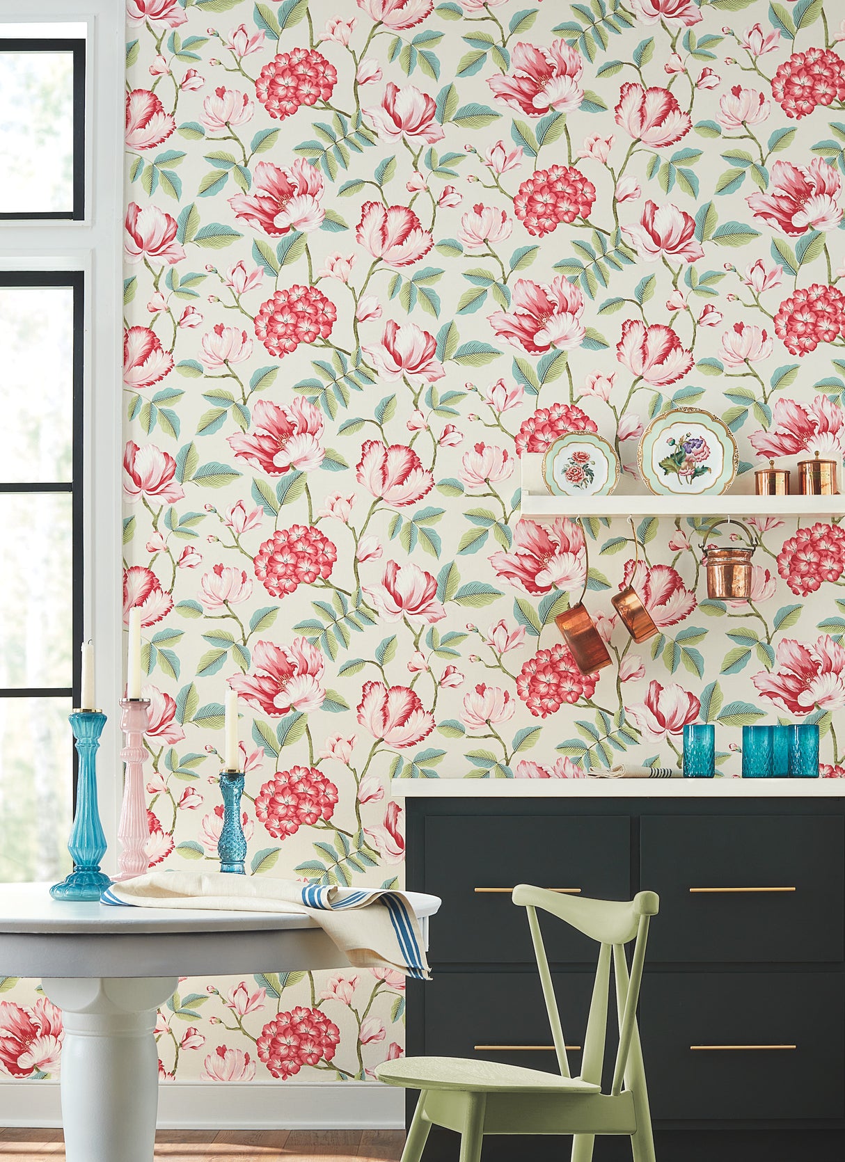 York GR5905 Morning Garden Beige Wallpaper