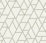 York GR5912 Pathways White & Green Wallpaper