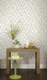 York GR5915 Pathways White & Grey Wallpaper