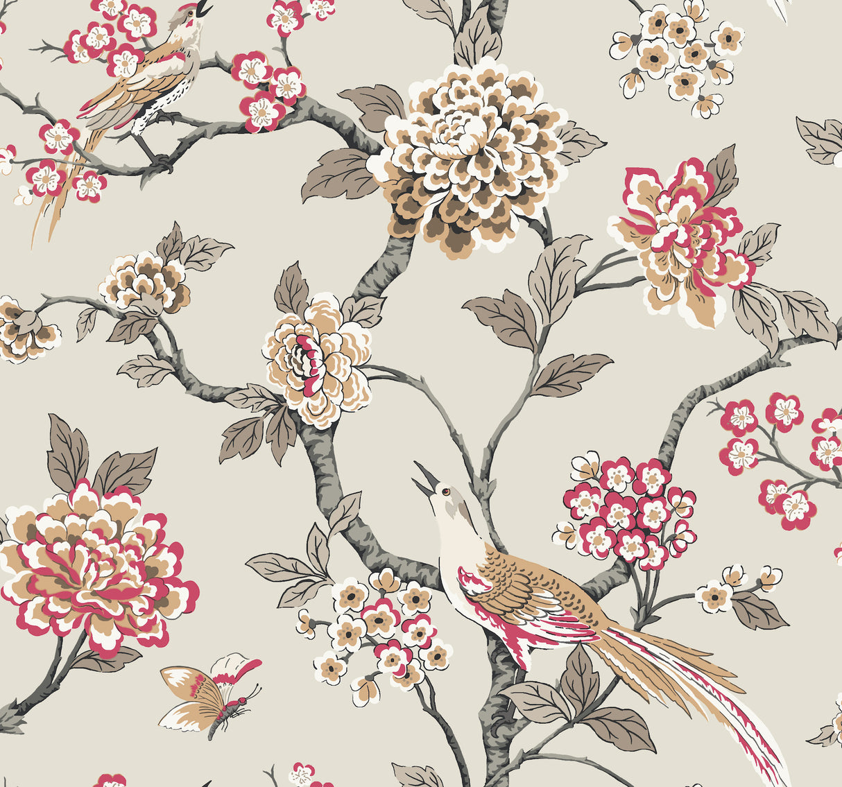 York GR5932 Fanciful Beige Wallpaper