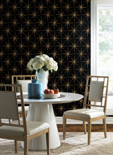 York GR5941 Evening Star Black Wallpaper