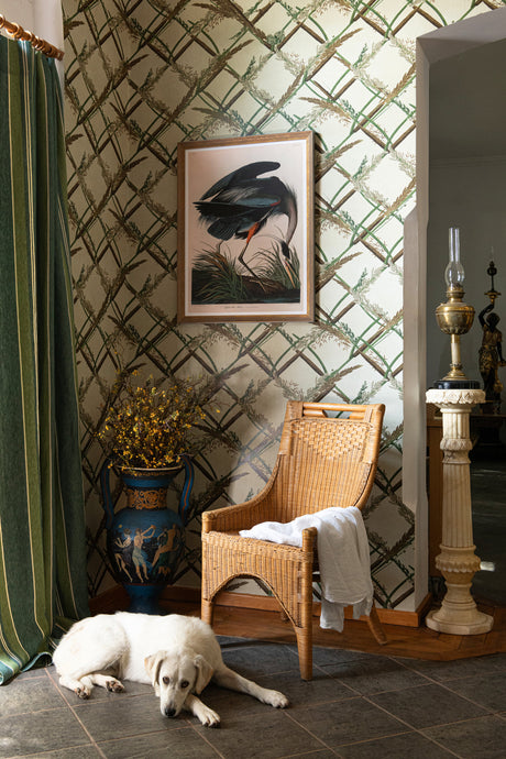 MindtheGap GREAT HERON by AUDUBON - Wallpaper Collection 2024