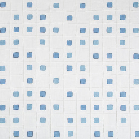 KRAVET BASICS GRIDWORK.5.0 GRIDWORK OCEAN Fabric - Eade's Wallpaper