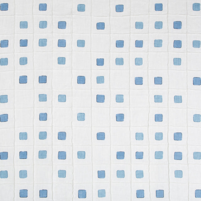 KRAVET BASICS GRIDWORK.5.0 GRIDWORK OCEAN Fabric - Eade's Wallpaper