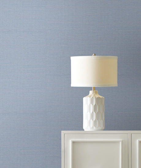 York GV0160NW Maguey Sisal Cornflower Wallpaper