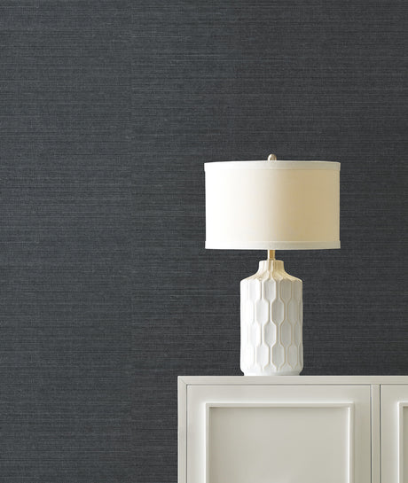 York GV0172NW Maguey Sisal Gunmetal Wallpaper