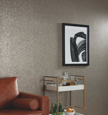York GV0215 Brilliant Mica Graphite Wallpaper