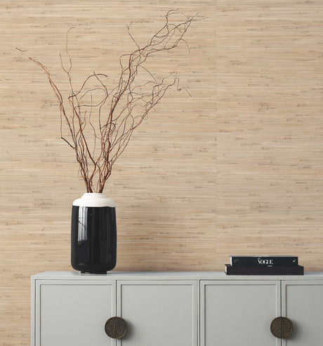 York GV0231 Knotted Grass Natural Wallpaper