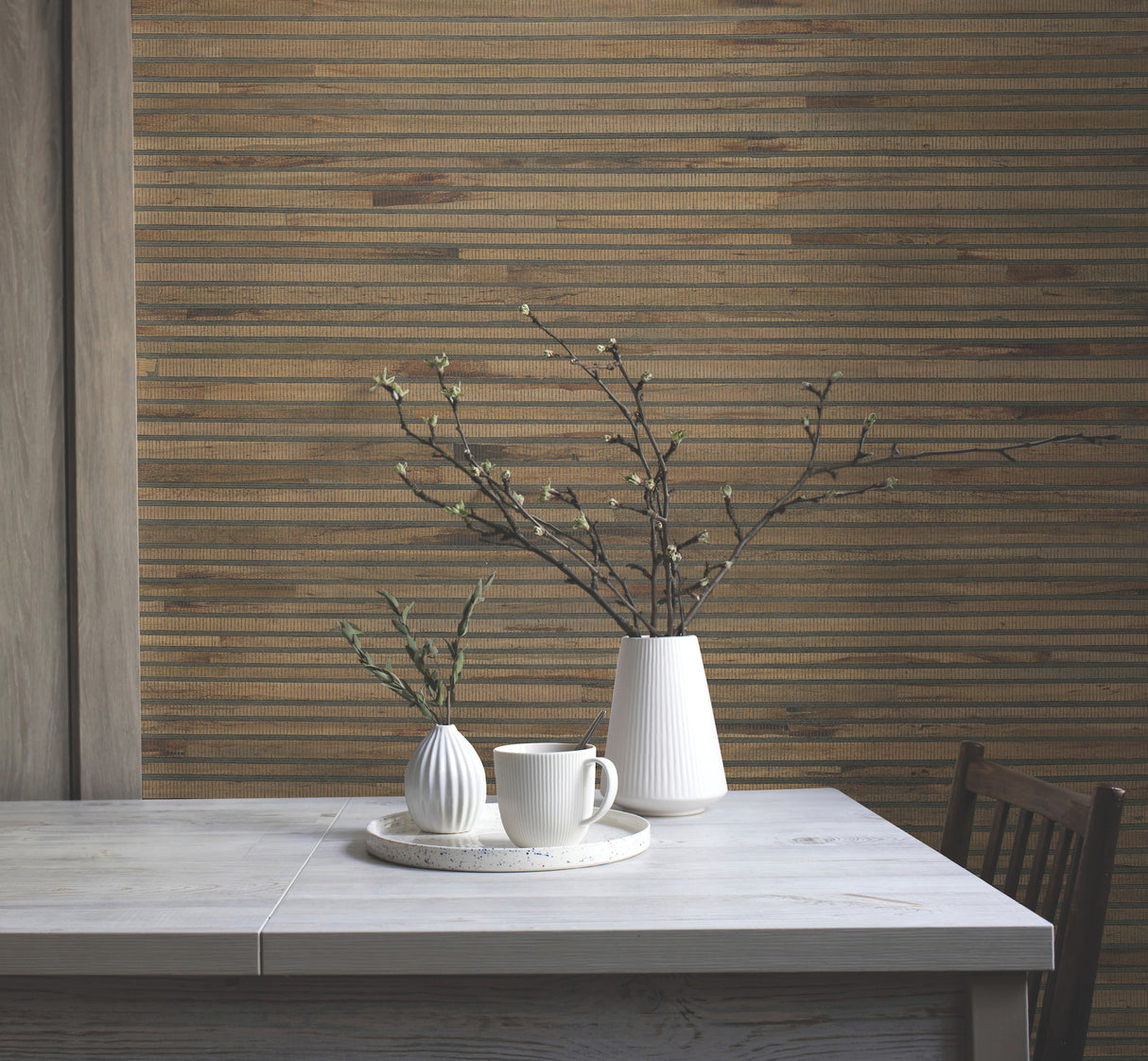 York GV0236 Hyacinth Leaf Natural Wallpaper