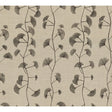 LEE JOFA MODERN GWF-2616.118.0 FANS NATURAL/CHARCOAL Fabric - Eade's Wallpaper