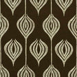 LEE JOFA MODERN GWF-2622.68.0 TULIP CHOCOLATE/CREAM Fabric - Eade's Wallpaper