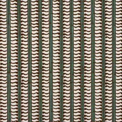 LEE JOFA MODERN GWF-2635.613.0 KALI CHOCO/POOL Fabric - Eade's Wallpaper