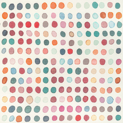 LEE JOFA MODERN GWF-2735.357.0 TWISTER PRINT PETAL/TEAL Fabric - Eade's Wallpaper