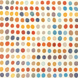 LEE JOFA MODERN GWF-2735.512.0 TWISTER PRINT SKY/TANG Fabric - Eade's Wallpaper