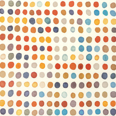 LEE JOFA MODERN GWF-2735.512.0 TWISTER PRINT SKY/TANG Fabric - Eade's Wallpaper