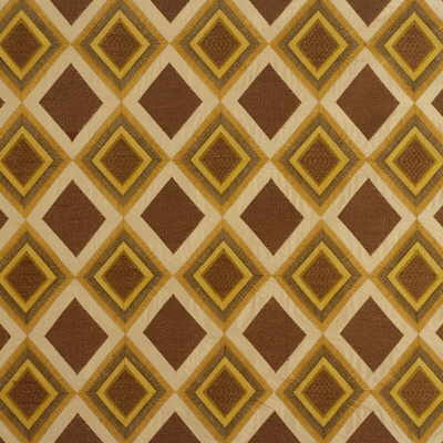 LEE JOFA MODERN GWF-2801.412.0 BELLA DIAMOND SUN/SPICE Fabric - Eade's Wallpaper