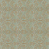 LEE JOFA MODERN GWF-2926.13.0 LILY BRANCH AQUA Fabric - Eade's Wallpaper