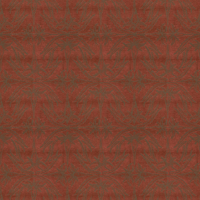 LEE JOFA MODERN GWF-2926.19.0 LILY BRANCH RED Fabric - Eade's Wallpaper