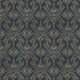 LEE JOFA MODERN GWF-2926.50.0 LILY BRANCH MIDNIGHT Fabric - Eade's Wallpaper