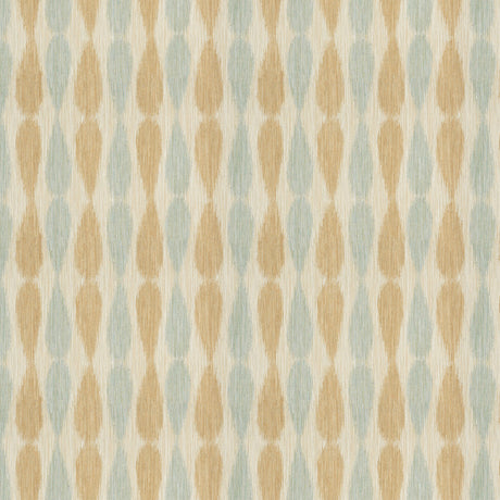 LEE JOFA MODERN GWF-2927.13.0 IKAT DROPS AQUA Fabric - Eade's Wallpaper