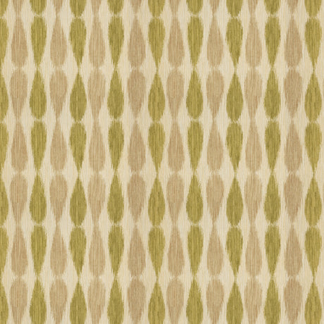 LEE JOFA MODERN GWF-2927.23.0 IKAT DROPS LIME Fabric - Eade's Wallpaper